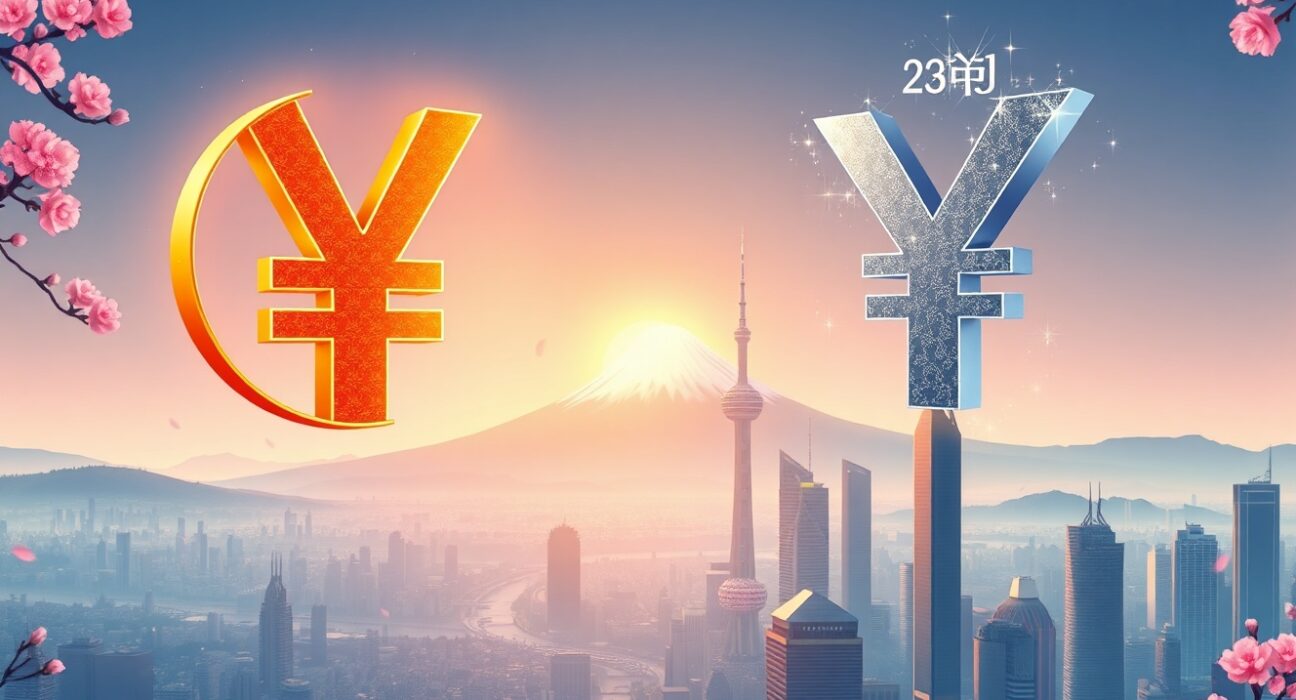 Chinese yuan and Japanese yen currency movements in Asian foreign exchange markets during March 2025
