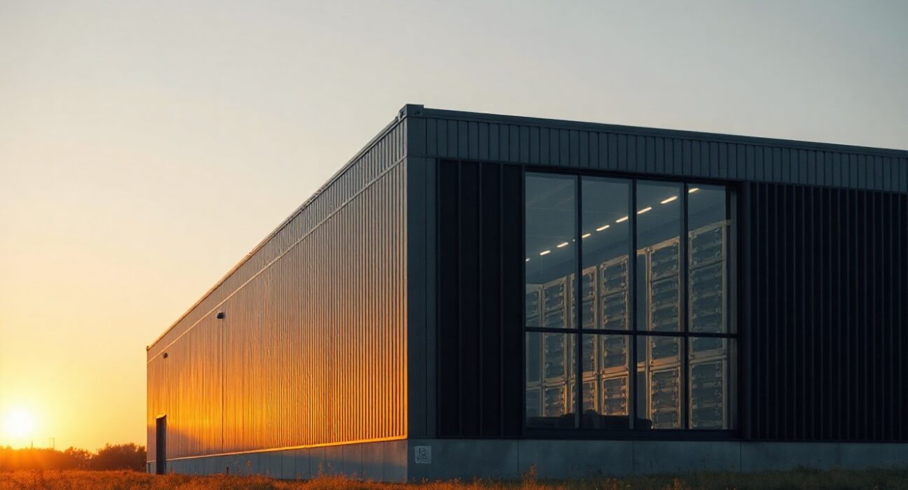 Cipher Digital Bitcoin mining facility with data center expansion