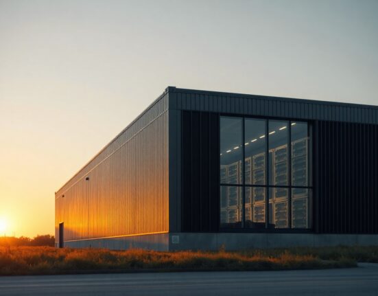 Cipher Digital Bitcoin mining facility with data center expansion