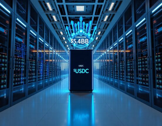 Circle USDC $4.4 billion transfer from HyperEVM to Coinbase blockchain data center