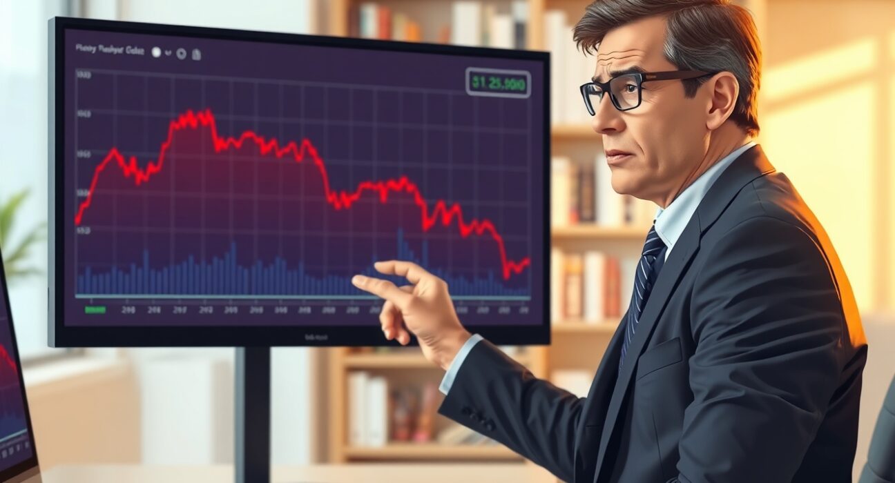 Financial analyst reviews Gemini stock chart after Citi's sell rating downgrade.