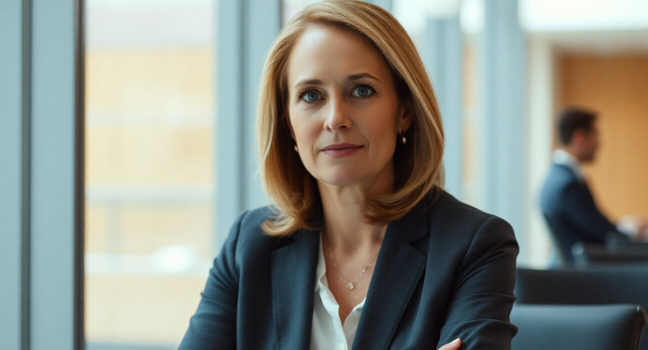 Citigroup CEO Jane Fraser speaking about the CLARITY Act in an interview, with a professional background.