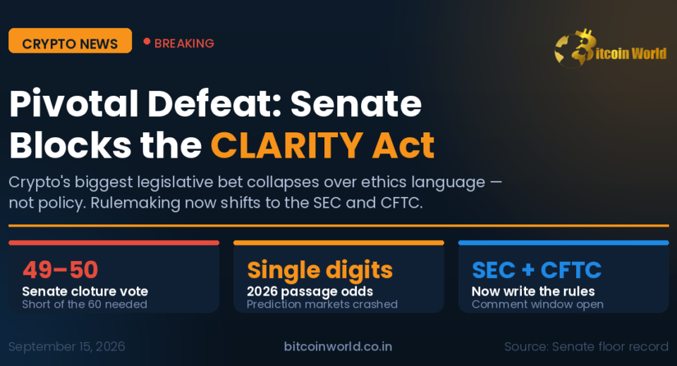 Crypto's Big Rulebook Just Got Voted Down - Here's What Actually Happened