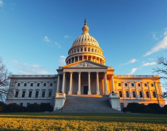 US Capitol building on a clear afternoon, symbolizing legislative deadline for CLARITY Act