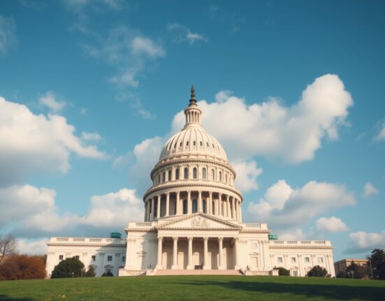 U.S. Capitol building under a clear sky, symbolizing the legislative battle over the CLARITY Act.