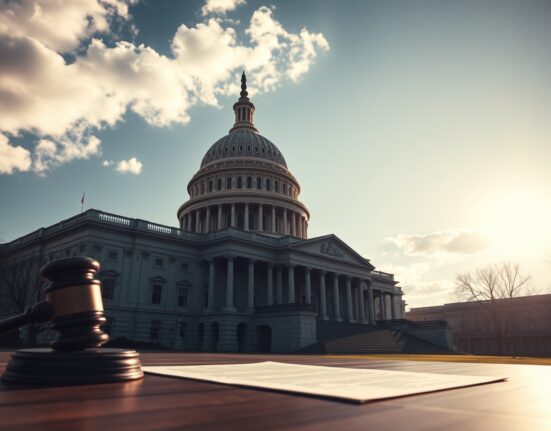 U.S. Capitol building on a sunny day, representing legislative action on the CLARITY Act.