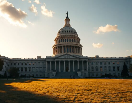 US Capitol Building on a sunny afternoon, symbolizing ongoing legislative work on the CLARITY Act.