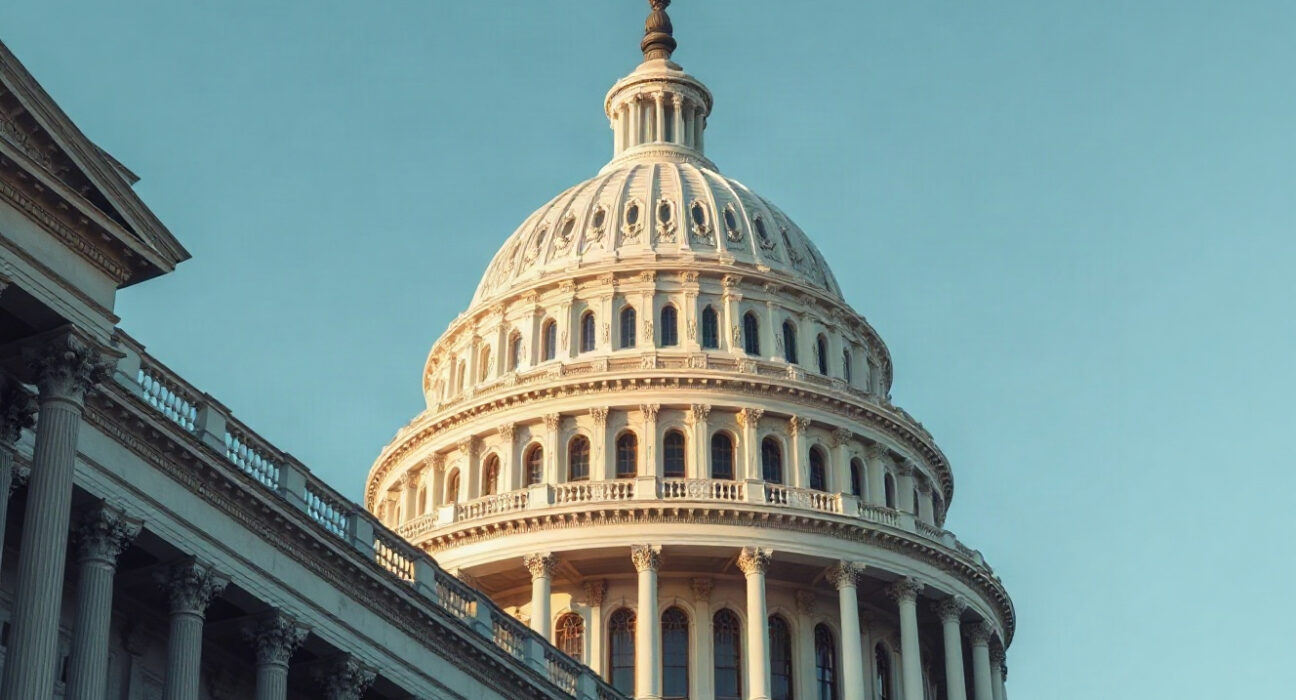 U.S. Capitol Building on a clear day, symbolizing the legislative process for the CLARITY Act.