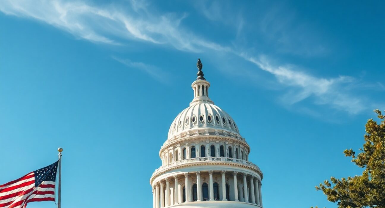 U.S. Capitol building in Washington, D.C., where the CLARITY Act is under consideration.
