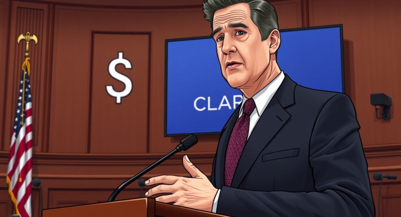 U.S. Representative French Hill discusses the CLARITY Act and stablecoin regulation at a congressional hearing.