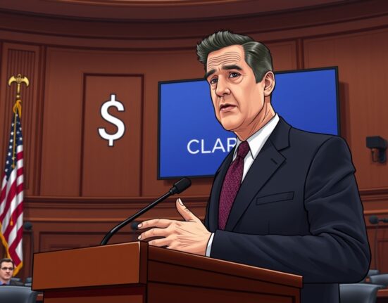 U.S. Representative French Hill discusses the CLARITY Act and stablecoin regulation at a congressional hearing.
