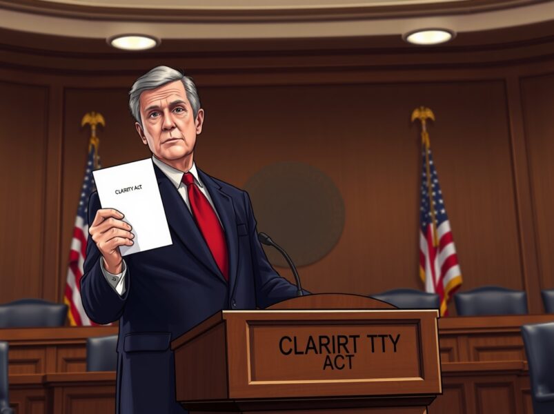 CLARITY Bill Breakthrough: US Senator Confirms Crypto Legislation Advances Next Week