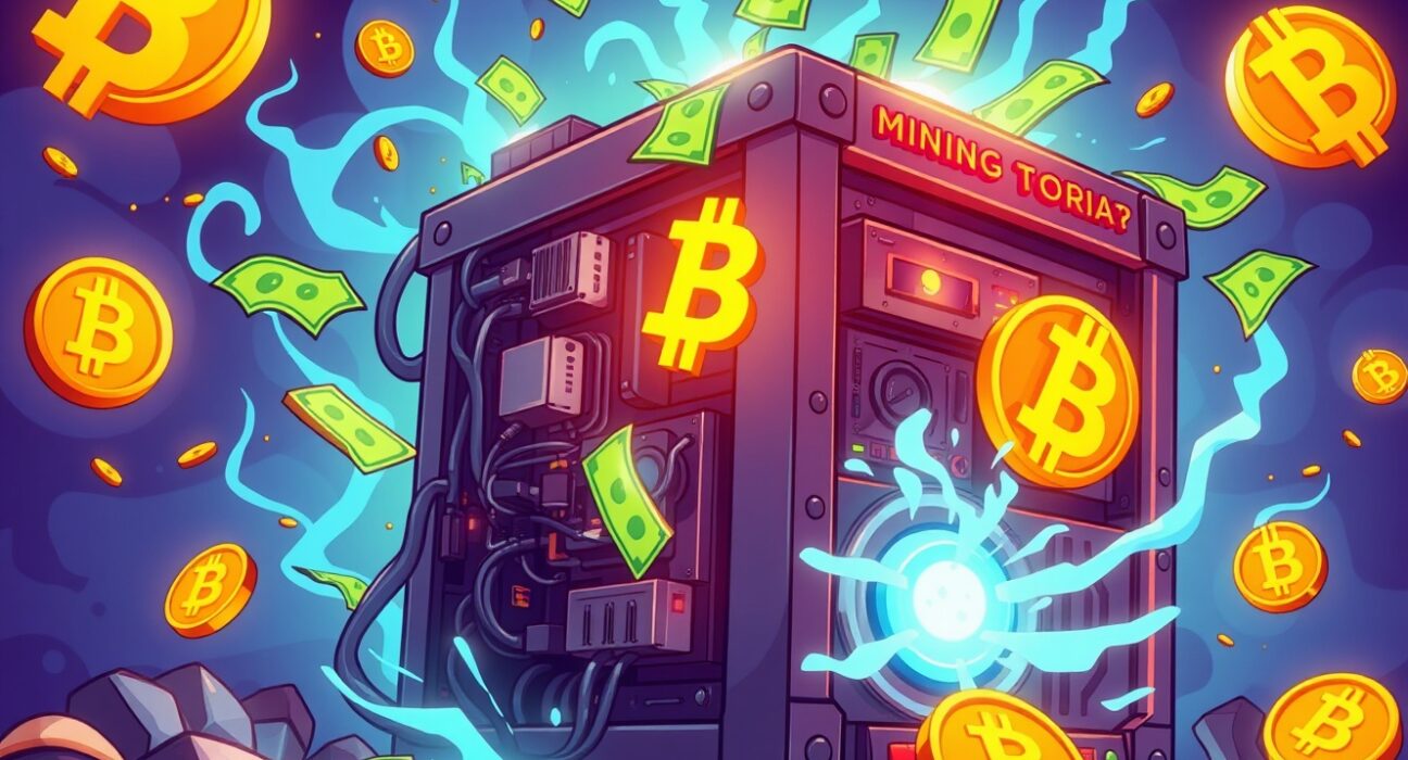 CleanSpark convertible note funding Bitcoin mining operations with financial growth visualization