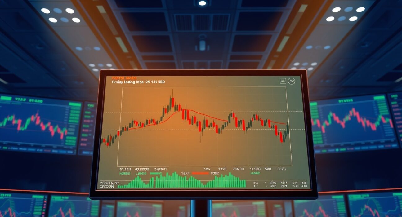 CME Bitcoin futures gap on a trading chart showing a $580 opening price difference