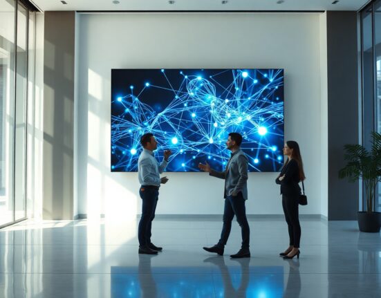 Cognition AI coding startup team discussing Devin autonomous software engineer in modern office