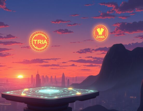 Coinbase exchange roadmap expansion with TRIA and ZAMA cryptocurrency tokens for enhanced privacy and AI functionality