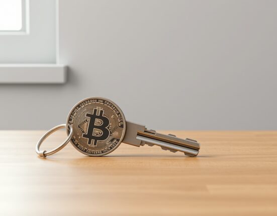 Coinbase crypto mortgage program using Bitcoin and USDC as home loan collateral.