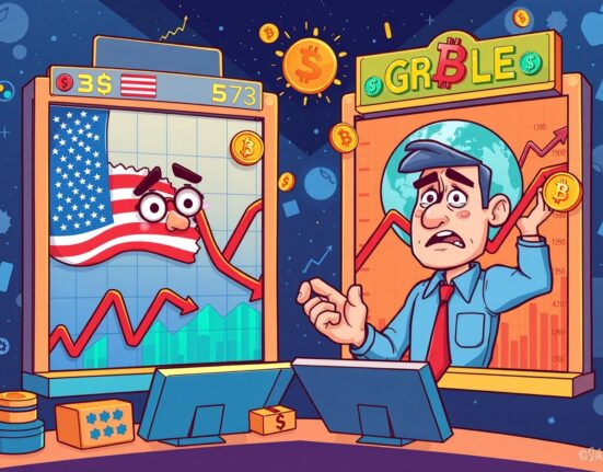 Coinbase BTC premium negative trend showing weak US investor demand in cryptocurrency market