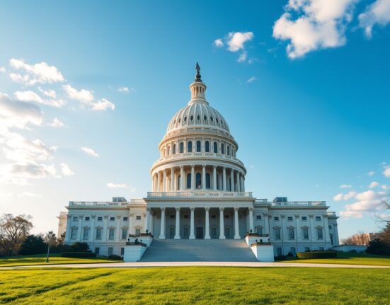 US Capitol building on a sunny day representing legislative progress on crypto regulation