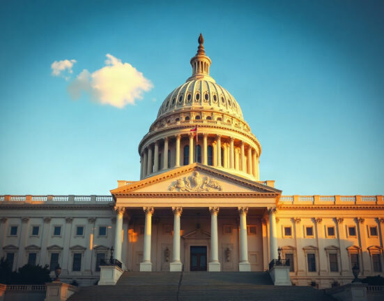U.S. Capitol building on a clear day, symbolizing the Senate vote on the Clarity Act.