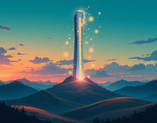 Visual metaphor for the significant decline in cryptocurrency executive wealth and market valuation.