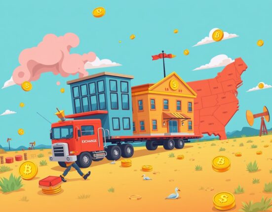 Coinbase corporate domicile relocation to Texas showing business growth opportunities