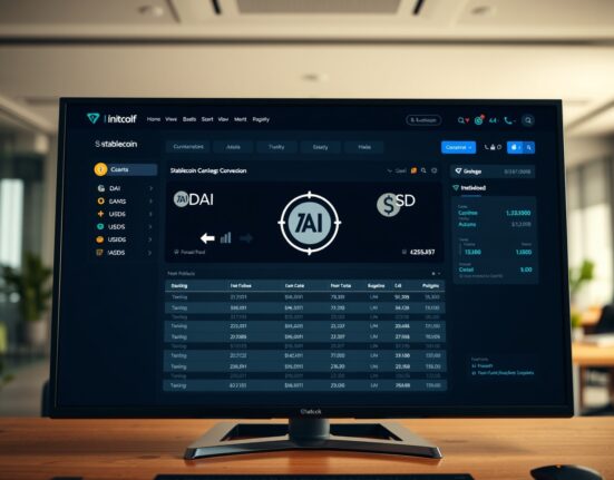 Coinbase exchange interface showing DAI to USDS stablecoin migration process for cryptocurrency users.