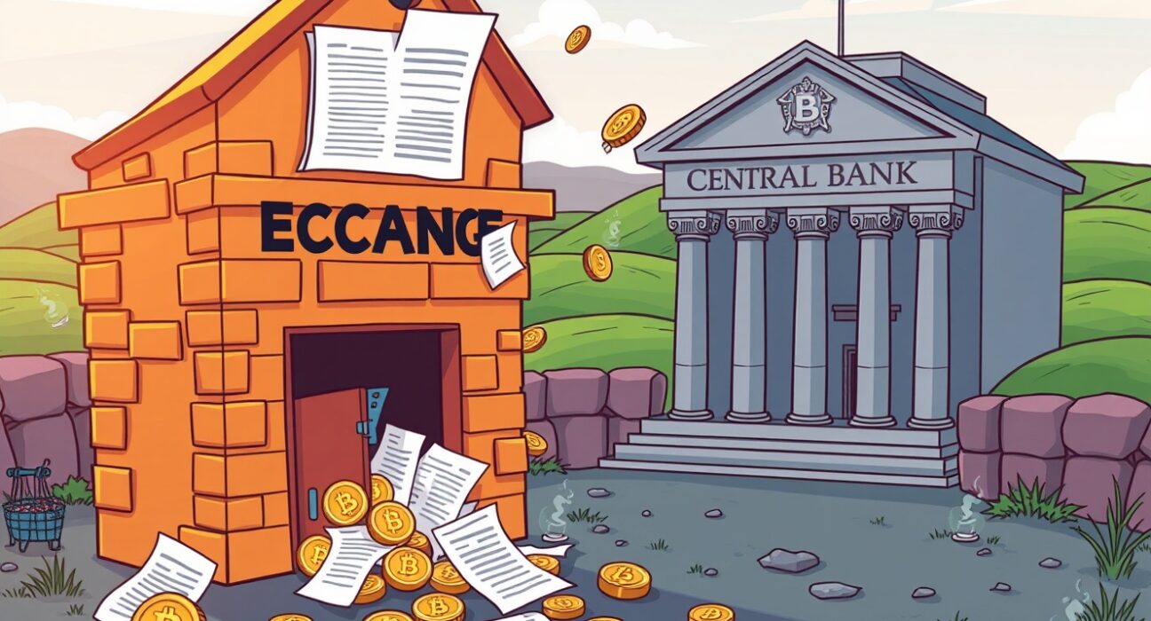 Coinbase fine illustration showing regulatory compliance failure in cryptocurrency exchange