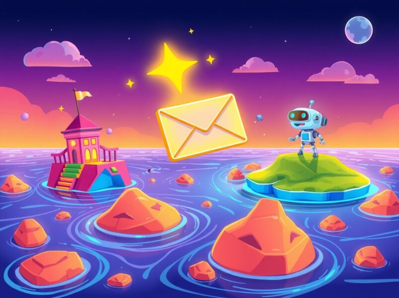 Cartoon illustration of Hyperlane's interoperability connecting blockchains on Coinbase exchange