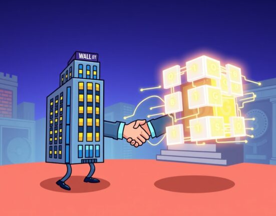 Illustrates the significant shift towards institutional crypto adoption as a traditional financial institution partners with a crypto platform.