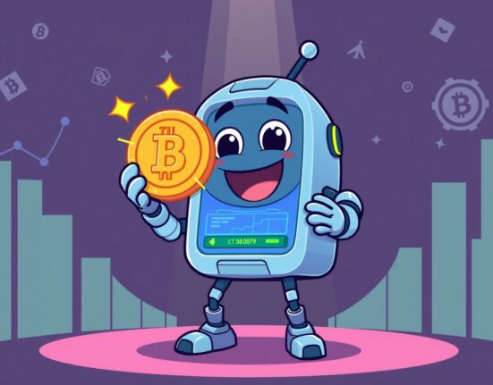 Coinbase list Nomina token illustration showing digital exchange integration