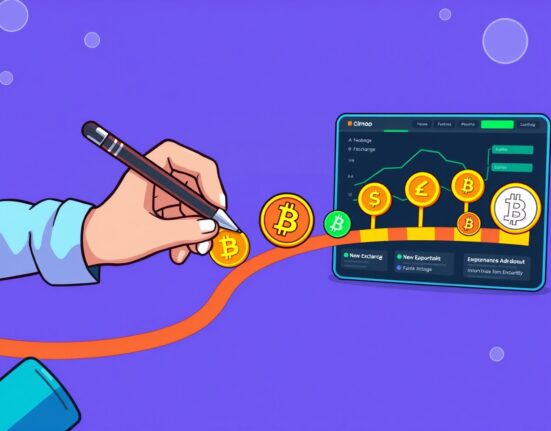 Illustration of new tokens being added to the Coinbase listing roadmap, symbolizing expanded investment opportunities in the crypto market.
