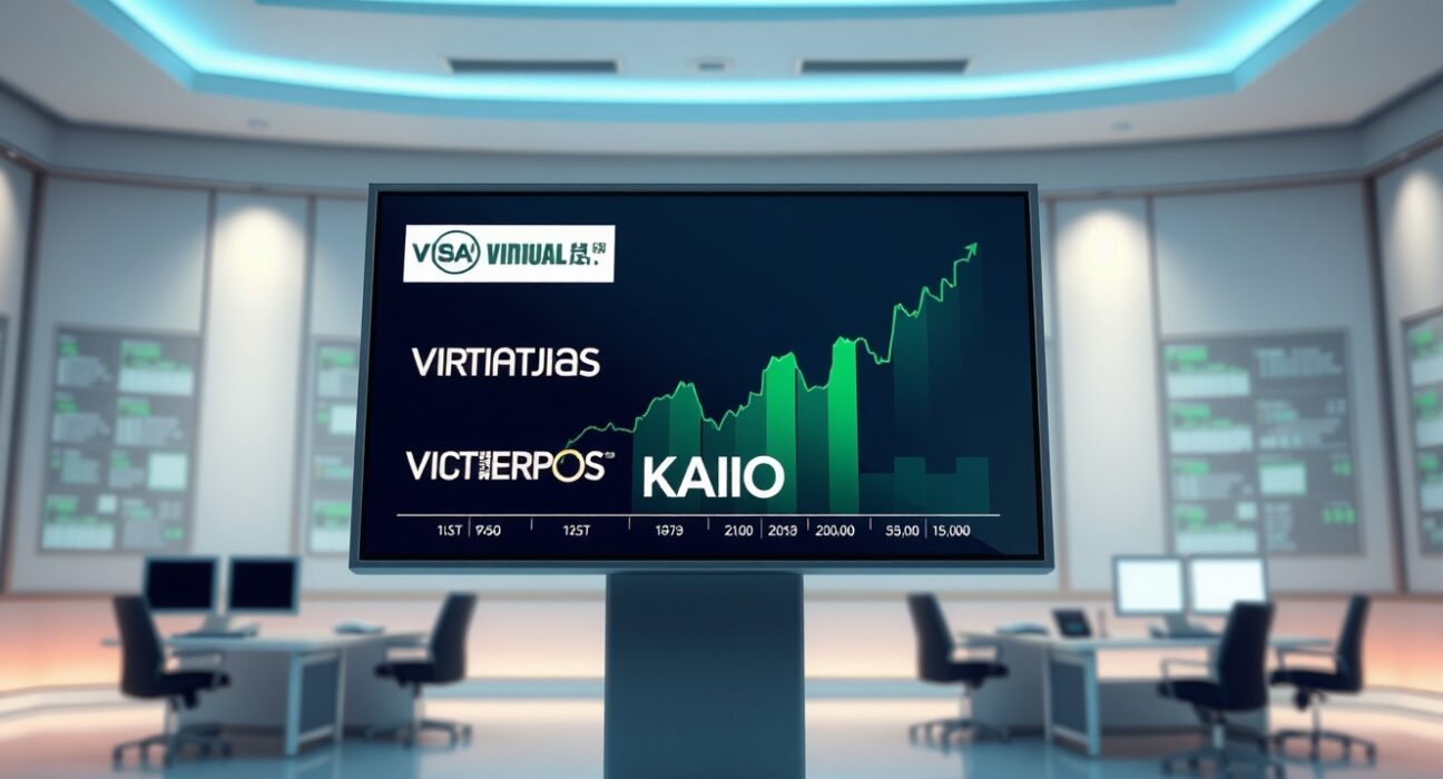 Coinbase listing roadmap adds VIRTUAL, PROS, and KAIO tokens on digital display board