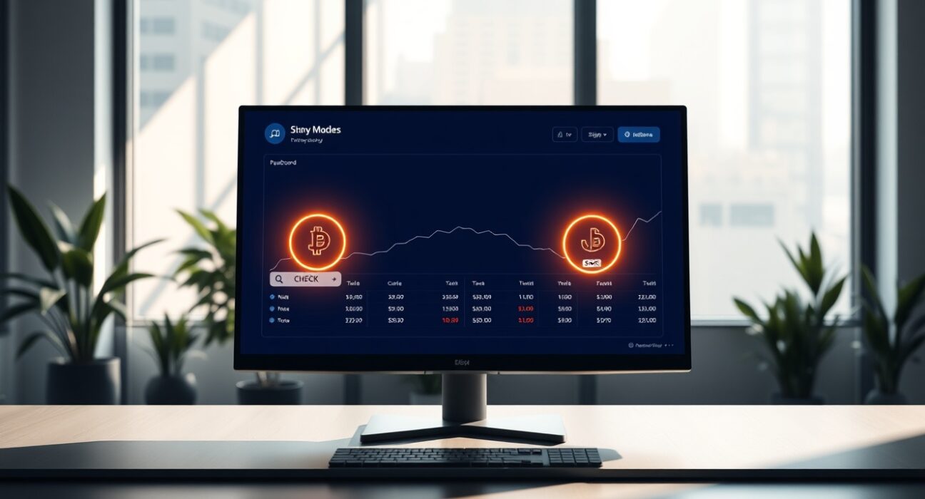 Coinbase exchange dashboard displaying CHECK and SIGN token listings for cryptocurrency trading