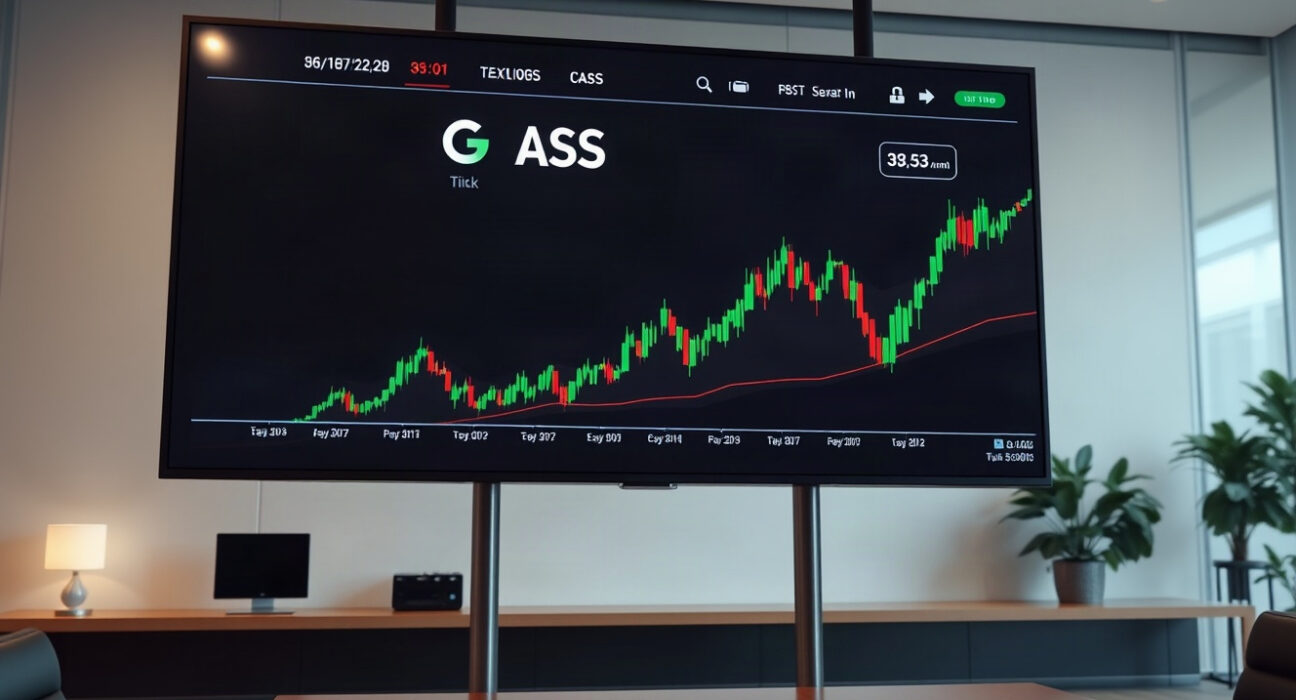 Coinbase exchange interface displaying GRASS cryptocurrency trading pair on a screen