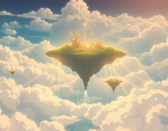 Conceptual visualization of Coinbase's LIT perpetual futures listing enabling advanced cryptocurrency trading.