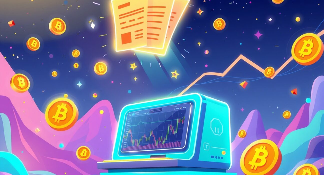 Coinbase MON perpetual futures trading platform with dynamic cryptocurrency interface