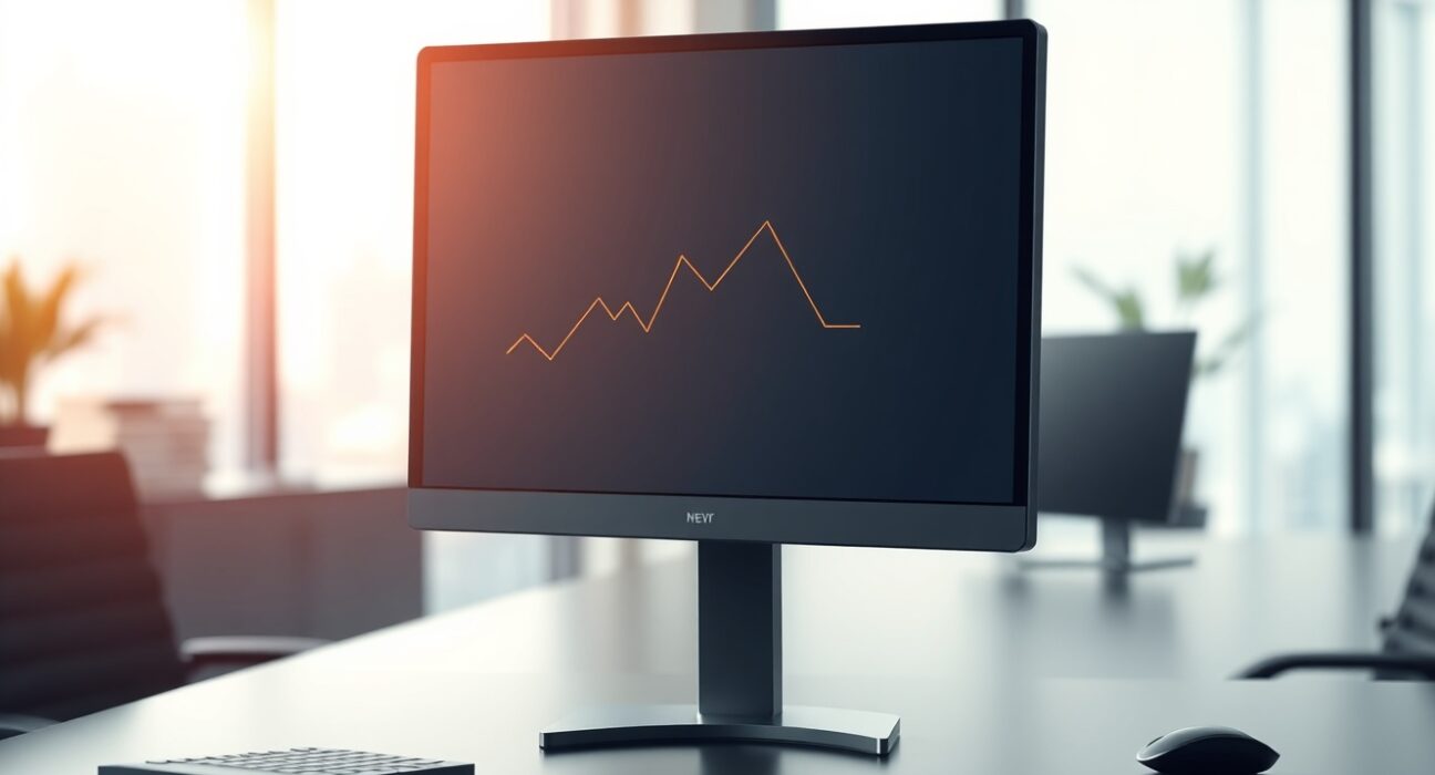 Coinbase trading desk interface showing data streams for newly listed ATH, RAY, NCT, and STRK tokens in New York.