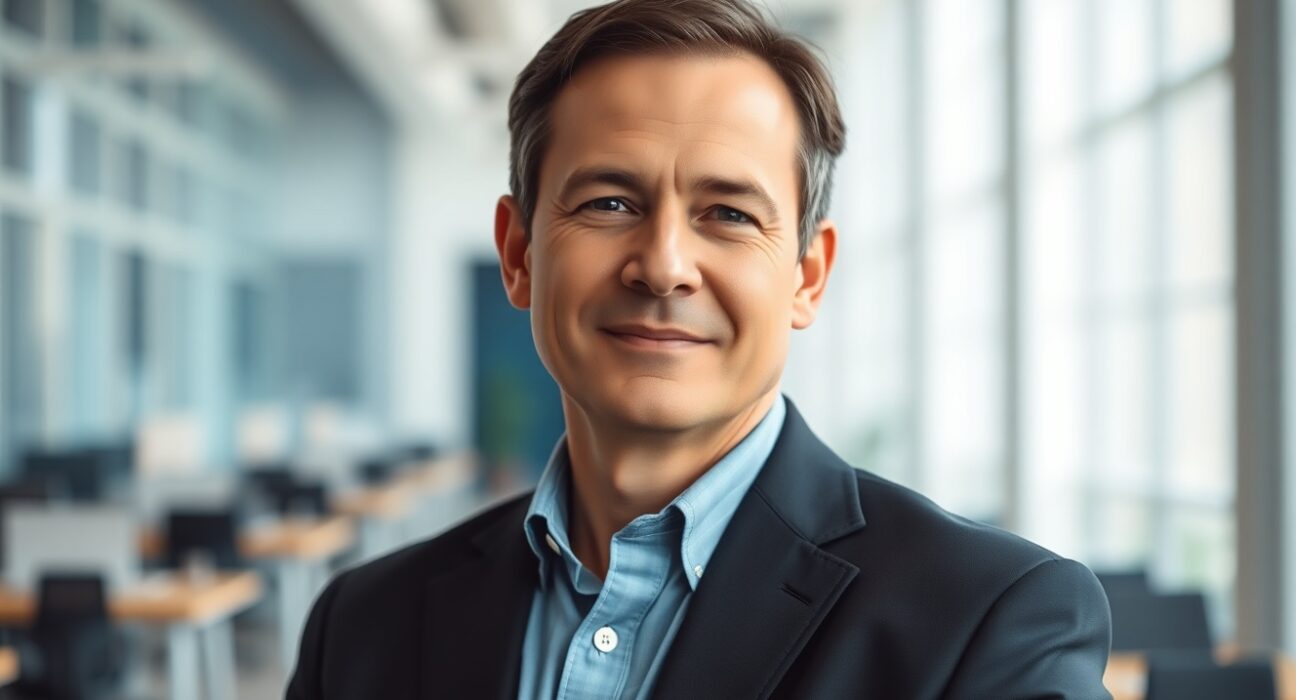 Rob Witoff, newly appointed Coinbase CTO, in a professional headshot