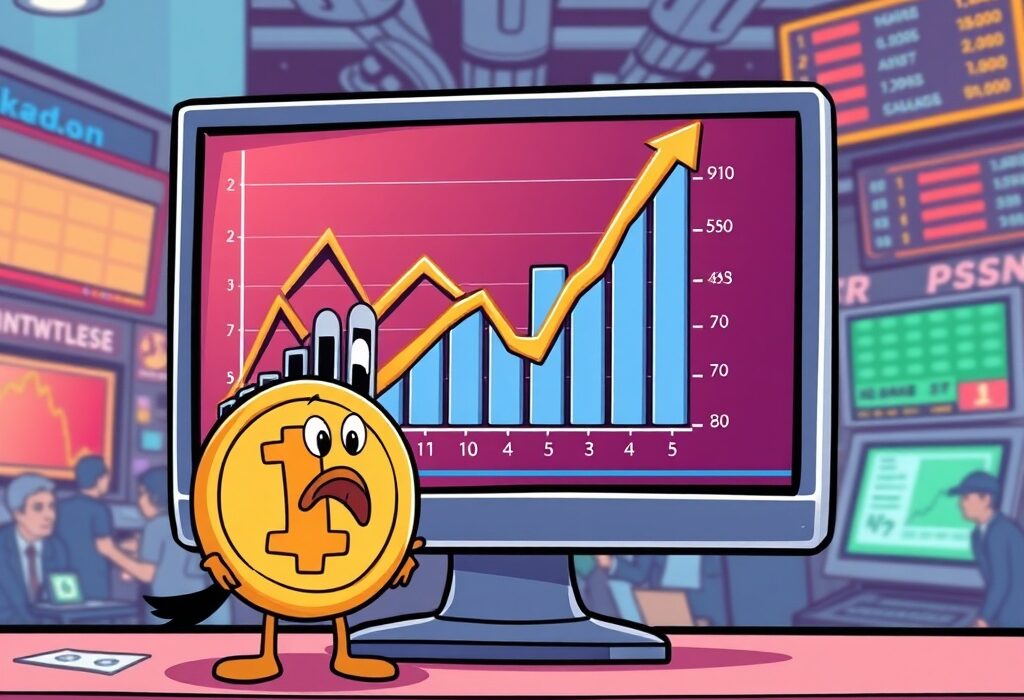 An illustration depicting the surprising drop in Coinbase revenue for Q2, highlighting financial challenges and the performance of Coinbase Revenue.