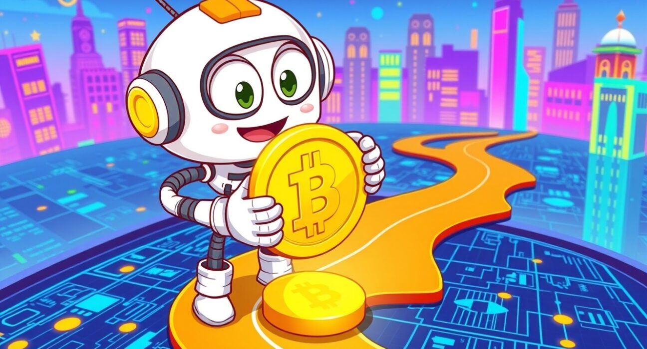 Coinbase RLS listing roadmap showing token placement on digital pathway