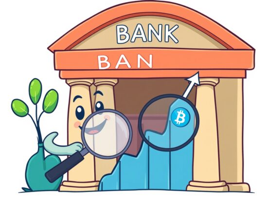 An illustration symbolizing the strong growth potential of Coinbase stock as predicted by financial analysts.