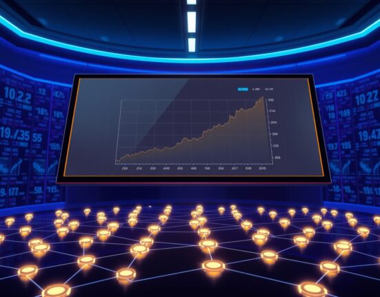 Digital trading interface showing reduced trade failure rates on Coinbase supporting Solana-based protocol DFlow