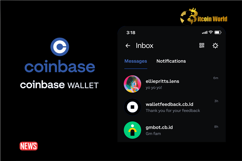 Coinbase Wallet Enables Money Transfers Through Social Media Platforms