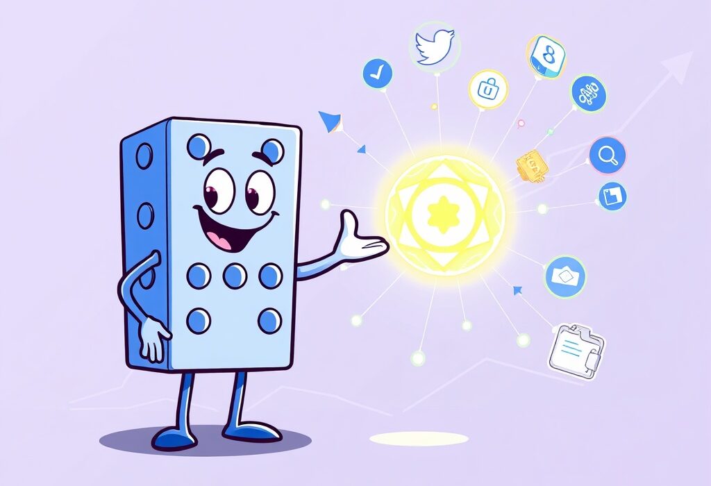 A cartoon illustration symbolizing Coinbase WalletConnect integration, enhancing decentralized connectivity for users.