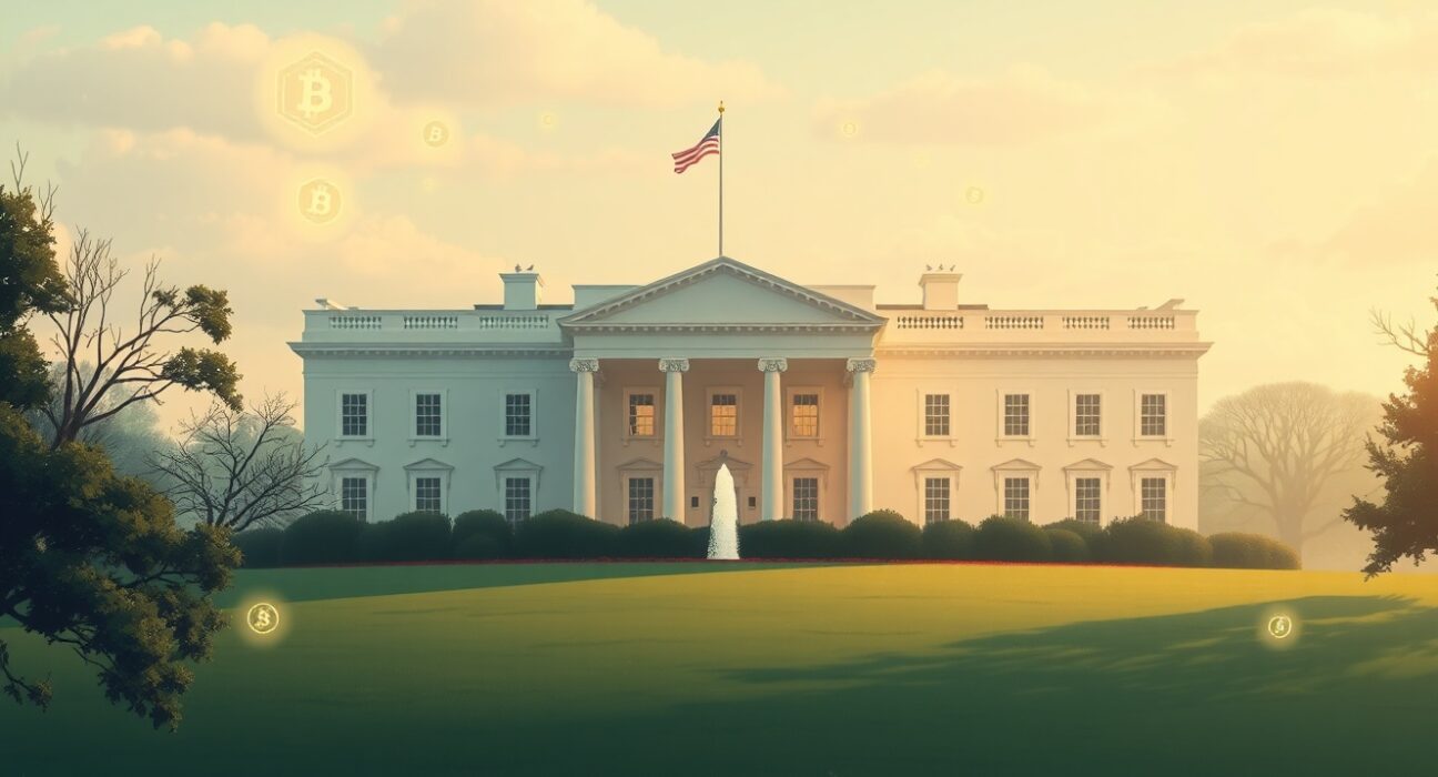 Coinbase executives visit the White House for crucial cryptocurrency regulation discussions.