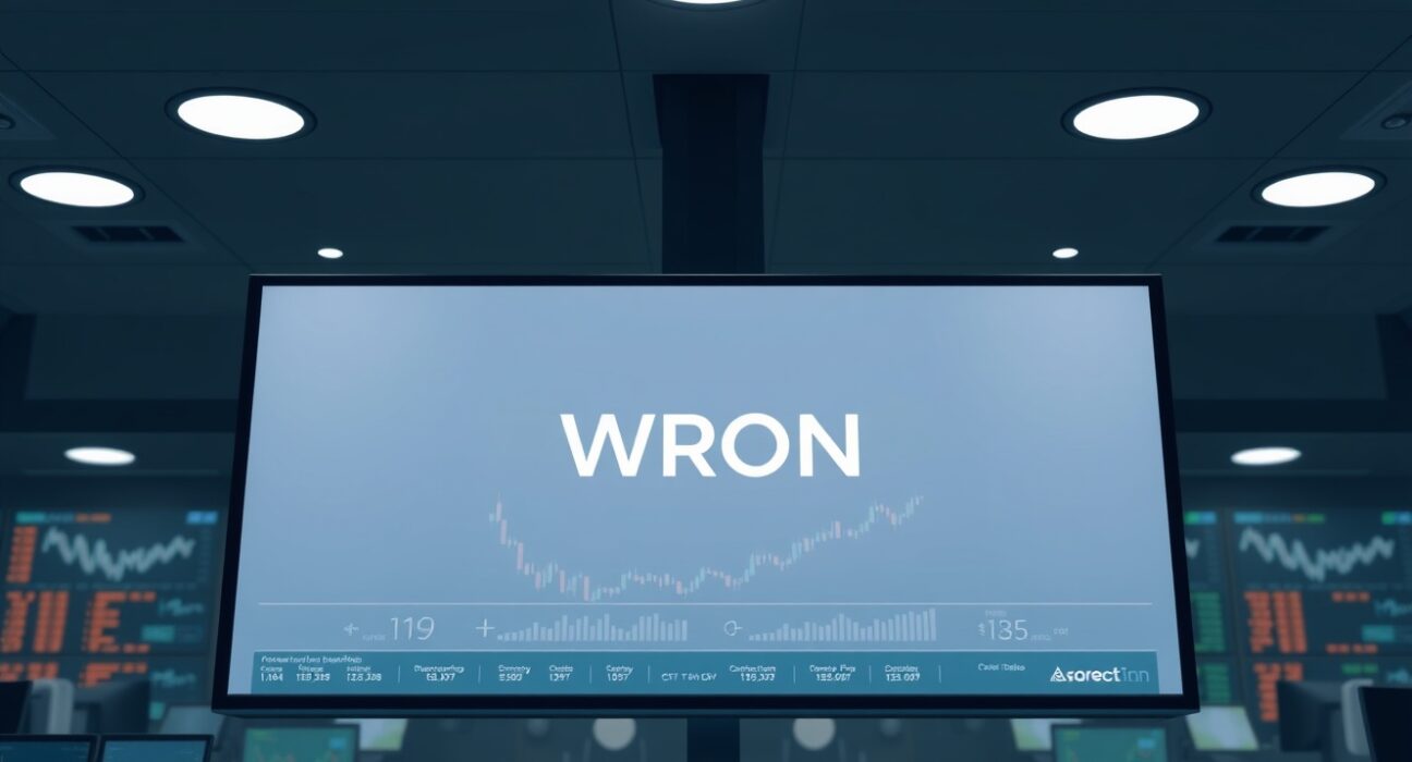 Coinbase WRON listing roadmap announcement on digital exchange interface