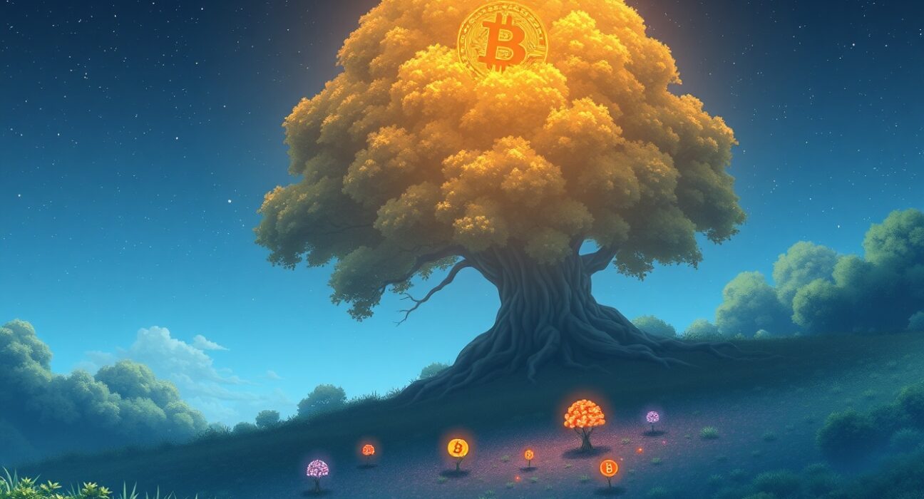 Analysis of CoinMarketCap's Altcoin Season Index score of 25 indicating Bitcoin market dominance.