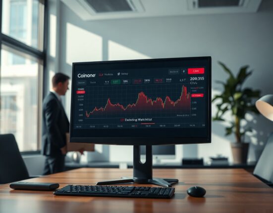 Coinone exchange interface showing CLV token on delisting watchlist with red warning indicator.