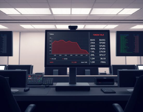 Coinone exchange monitoring dashboard showing tokens on delisting watchlist for low market performance.